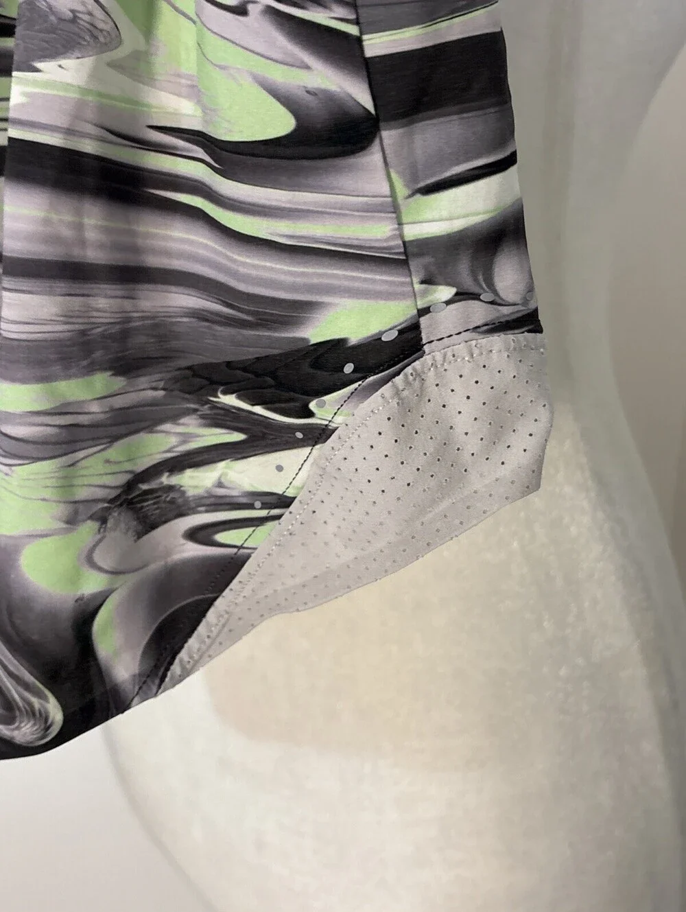 Lululemon Hottie Hot High Rise Ribbed Waistband Paint Glide Warped Crome Pattern